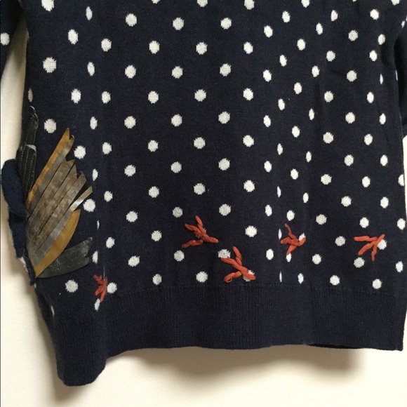Charlie & Robin Polka Dot Cardigan with Birds - Picture 11 of 11